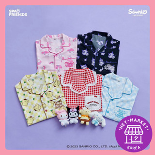 SPAO [สเปา] ❣️ชุดนอน Sanrio❣️ / เสื้อแขนสั้น กางเกงขายาว / แฟชั่น / สูท / น่ารัก / อนิเมะ / การ์ตูน