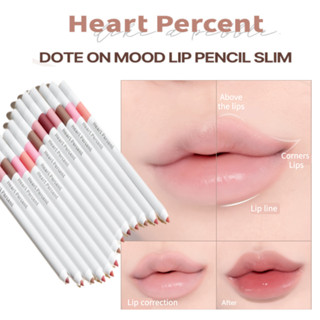 [Heart Percent] ใหม่ ปากกาหมึกซึม 0.4 กรัม 5 สี 2023 | ลิปไลเนอร์ 3.5 มม. สําหรับปรับเส้นริมฝีปาก | เฉดดิ้ง / เหนือลิปเมคอัพ / แต่งหน้าหางเส้นปาก