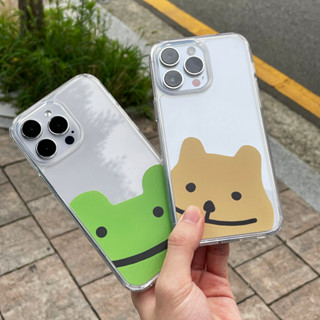 🇰🇷【 Artisquare Jelly เคสแข็ง】 Big Guri, Big Quokka ป้องกัน แบบใส เกาหลี พรีเมี่ยม เข้ากันได้กับ iPhone Samsung Galaxy