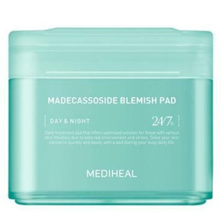 Mediheal Madecassoside แผ่นสําลีเช็ดหน้า ทรงสี่เหลี่ยม 100 แผ่น / MEDIHEAL Madecassoside Blemish Pad 100pads Square Cotton Facial Toner Pads / mediheal pad / mediheal toner pad