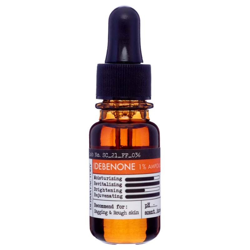 DERMA FACTORY Idebenone 1% Ampoule 0.34 fl.oz / 10ml (วันหมดอายุ: 2029.03)