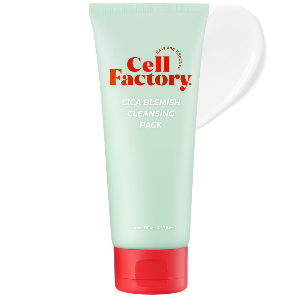 [GD11] Cell Factory cica Blemish cleansing Pack, 130ml /การดูแลผิวเกาหลี, ทําความสะอาดล้ําลึก, ผ่อนค