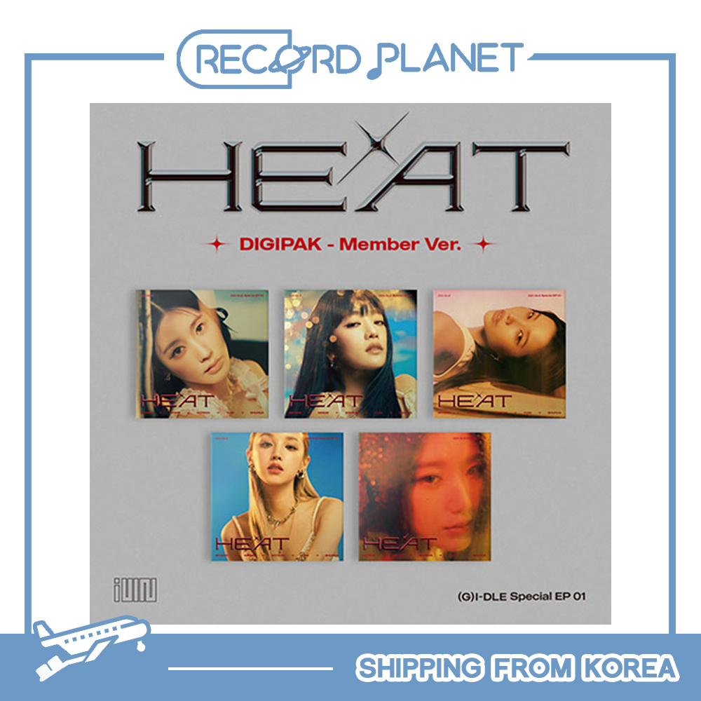(G) I-DLE - Special Album [HEAT] (Digipack - Member Ver. / Group Ver.) + Free Gift