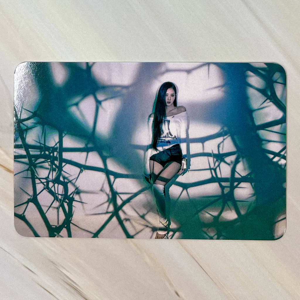 Jisoo Official Ktown4U โฟโต้การ์ด อัลบั้มเดียว 1st Me Blackpink Kpop