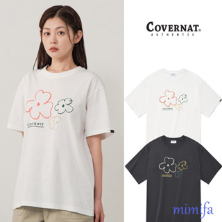 Covernat เสื้อยืด พิมพ์ลายสเก็ตช์โคลเวอร์