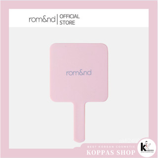 [Rom&amp;nd] กระจกมือ ทรงสี่เหลี่ยม ขนาดเล็ก และสติกเกอร์ (Official Mall Exclusive) Romand