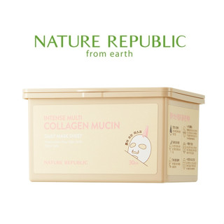 [NATURE REPUBLIC] Intense Multi Collagen Mucin Daily Mask Sheet (30 Sheets)  แผ่นมาส์กคอลลาเจน หลายชนิด เข้มข้น  สินค้าเกาหลีแท้ๆส่งตรงจากเกาหลี