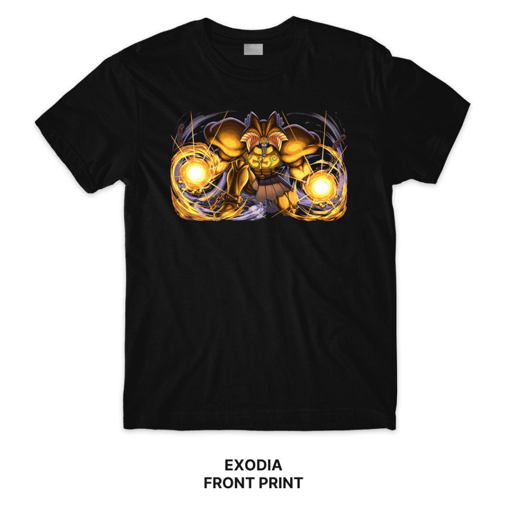 Exodia Yu-Gi-Oh! Series เสื้อยืด YAMI YUGI YUGIOH Front Print Crafter Tee Anime