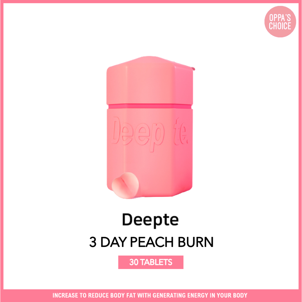 (แท้/พร้อมส่ง) DEEPTE พีชเผาผลาญ 3 วัน 30 เม็ด (อุปทาน 30 วัน) 3-Day Peach Burn