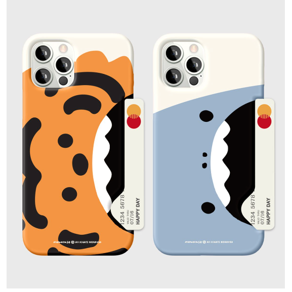 [MOMOCASE] เคสโทรศัพท์มือถือ ป้องกันรอย ลาย HOLANGI JAWS สไตล์เกาหลี สําหรับ iphone 14 13 12 14 14
