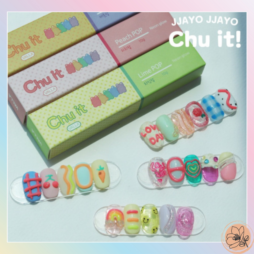 Valla x Chewy 7 Color Set Embo Tube Nail