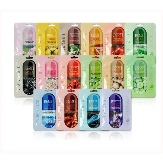 Jigott Mask pack จากเกาหลี สําหรับ Skin Care Everyday pack- 10ea