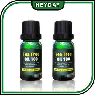 [พืชลับ] ทีทรีออยล์ 100 มล. x 2ea Vegan Beauty/Australian Tea Tree Oil/Organic/Trouble/Acne Skin/Soothing/Sebum Care/Pore Convergence/Dead Skin Care/Spot Care/Oily/Sensitive