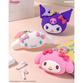 🎀【Pre-order】 Dunkin x Sanrio Characters mini pouch Kuromi/ Cinnamonroll/ Melody