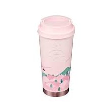 Starbucks SS 22 แก้วน้ํา ลายดอกซากุระ สีชมพู Elma