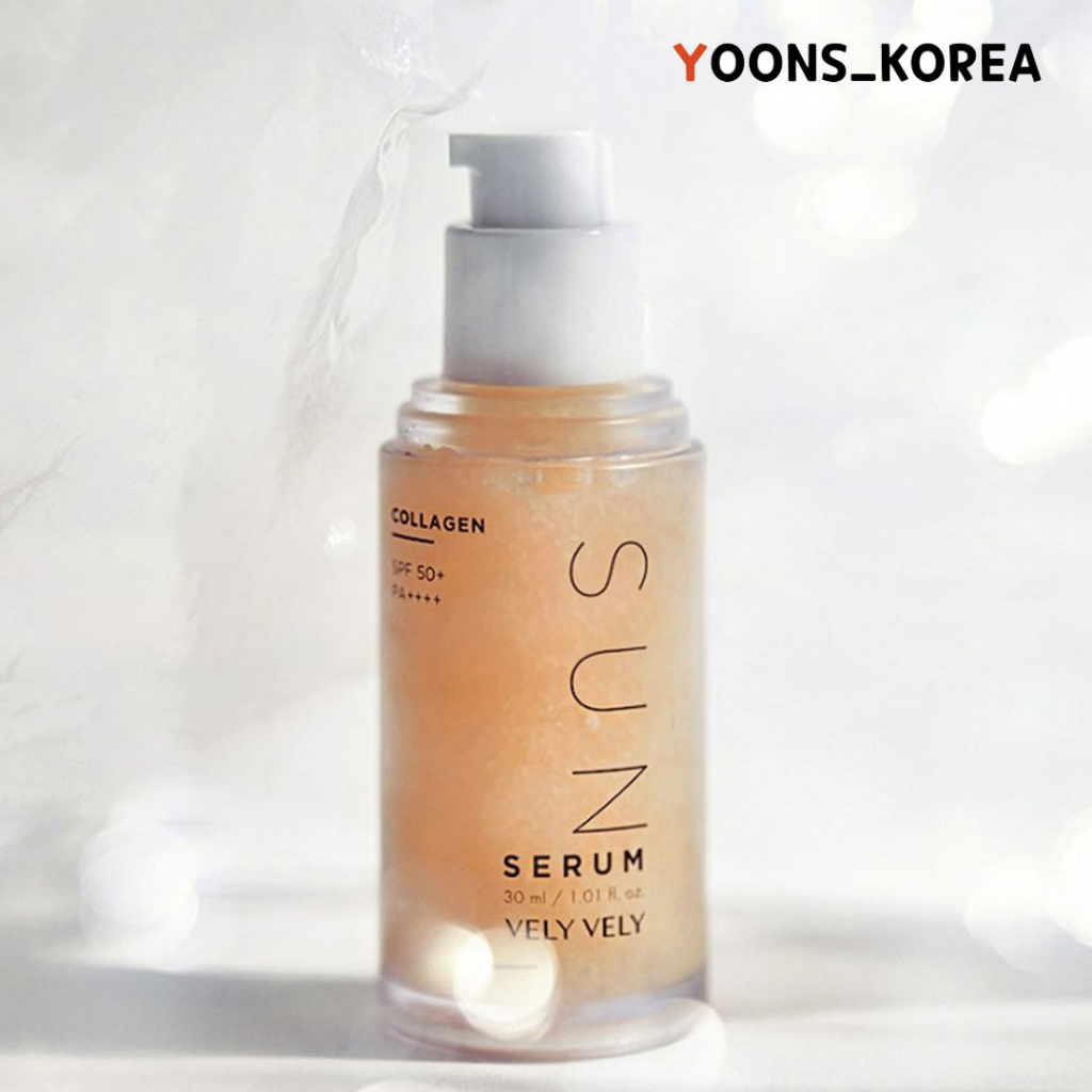 [VELY Vely] เซรั่มคอลลาเจนกันแดด SPF50+ PA++++ 30 มล.