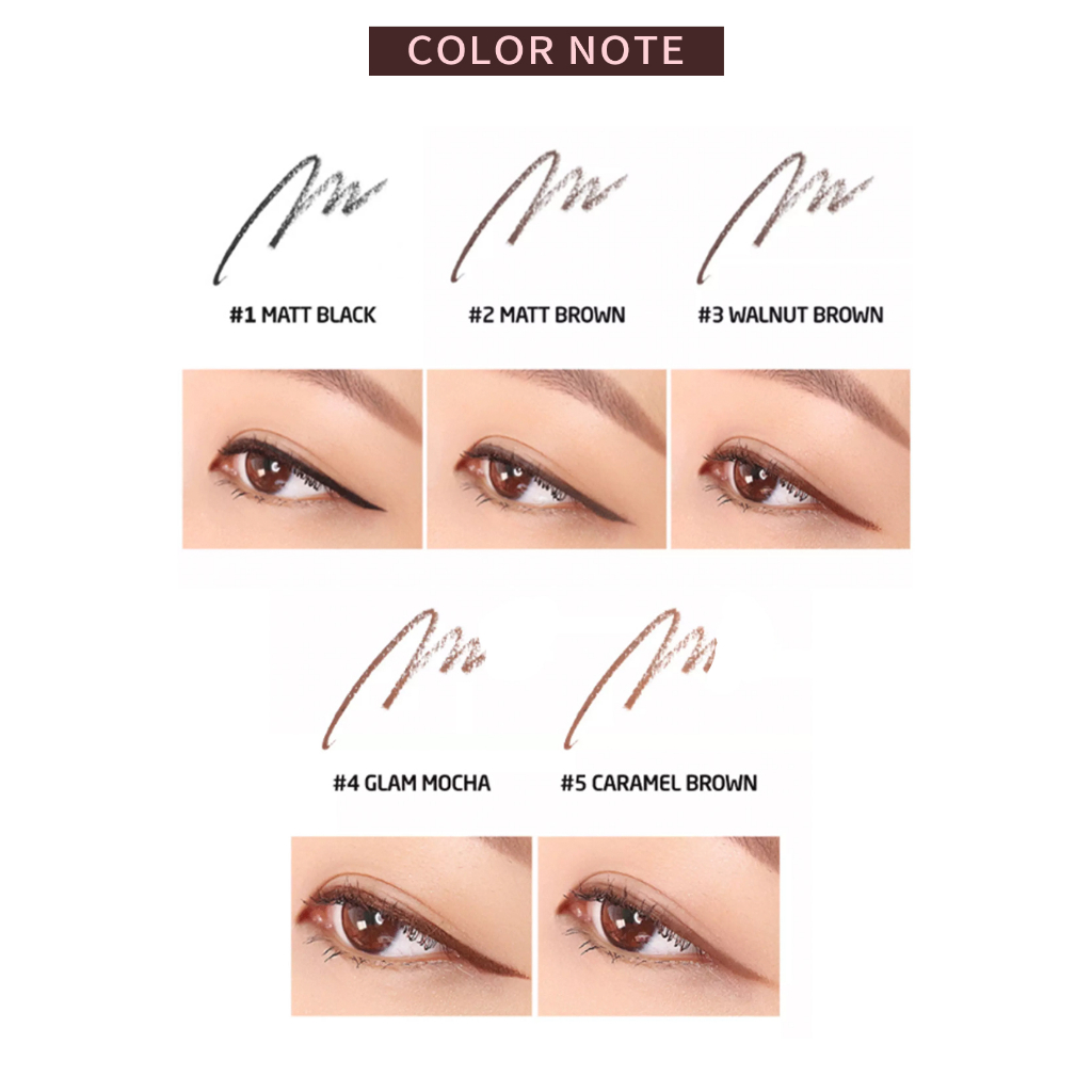 Lilybyred/Korea Post Eyeliner Starry Eyes Am9 To Pm9 Slim Gel Eyeliner 0.14g