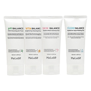 meloso cleansing balance foam 3types 130ml balance peeling gel 130ml