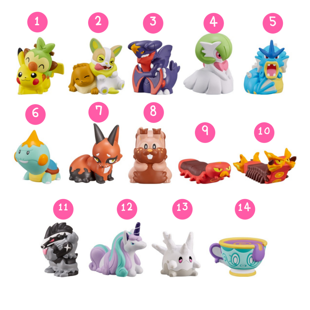 Bandai ฟิกเกอร์โปเกม่อน เพื่อนเดินทาง (กล่องเดียว 1 ชิ้น)