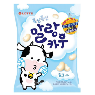 Lotte Malng ลูกอมเคี้ยว นมวัว แบบนิ่ม 158 กรัม