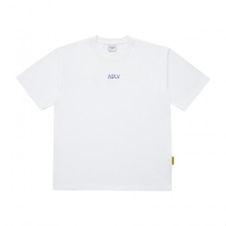 [ACME De LA VIE] เสื้อยืด แขนสั้น พิมพ์ลายโลโก้ สีขาวมันวาว