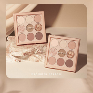 [MQNY] MACQUEEN NEWYORK 1001 Tone on Tone Shadow Palette PRO9 พาเลตต์โทนนู้ด Nude Mood 9 กรัม