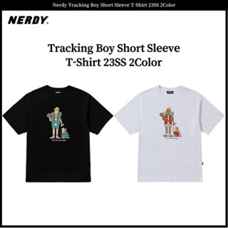 เสื้อยืดแขนสั้น ลาย Nerdy Tracking Boy 23SS 2 สี สําหรับเด็กผู้ชาย