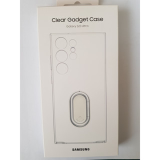 SAMSUNG Galaxy S23 Ultra Clear Gadget Case | เคส Galaxy S23 Ultra พร้อมที่จับและขาตั้ง