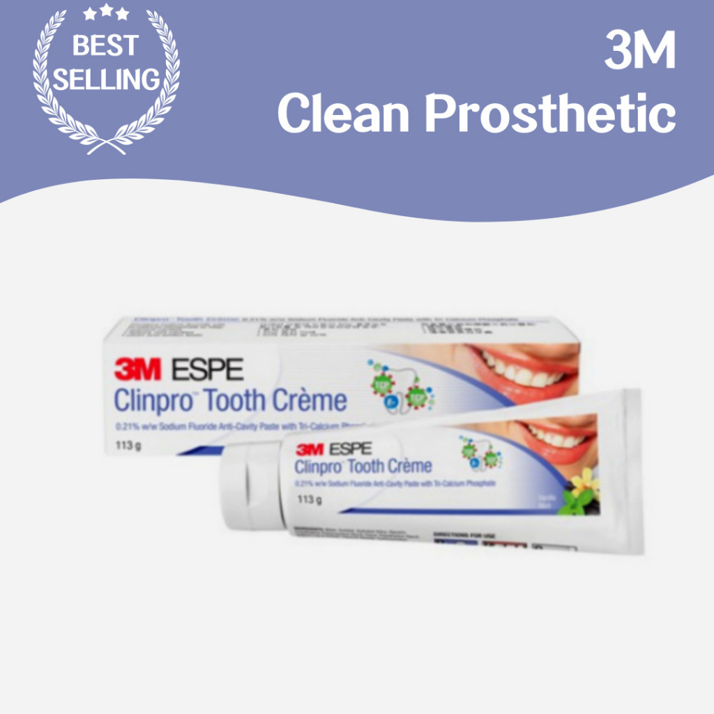 3m ยาสีฟัน ครีมคลินต์ ทันตแพทย์ (รสสเปียร์มินต์ / กลิ่นวานิลลา) สูตรฟลูออไรด์และไตรกอลเซียมฟอสเฟต