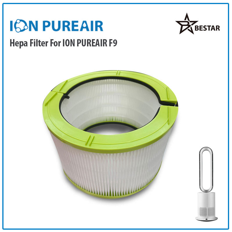 BESTAR แผ่นกรอง Hepa และรีโมทคอนโทรลสําหรับพัดลมทาวเวอร์ Leafless F9