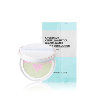 Beauty PEOPLE Chulbyeok Centella Asiatica Glacial Water Family คุชชั่นกันแดด แบบเติม 25 กรัม