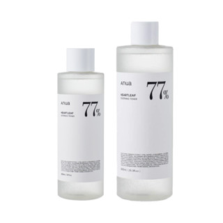 anua heartleaf 77% soothing toner 250ml, 500ml