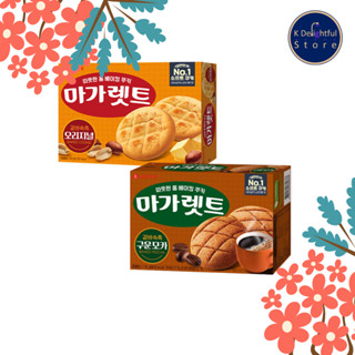 [LOTTE] คุกกี้มาการีต 2 รสชาติ ออริจินัล มอคค่าอบ 176 กรัม (8 ชิ้น) 352 กรัม (16 ชิ้น) สไตล์เกาหลี