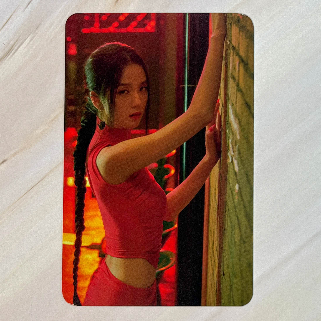 Jisoo Official Ktown4U โฟโต้การ์ด อัลบั้มเดียว 1st Me Blackpink Kpop