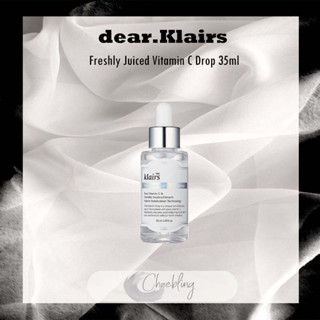 [Klairs] Freshly Juiced Vitamin C Drop 35 มล. เครื่องสําอางเกาหลี วิตามินซีบริสุทธิ์ เซรั่มวิตามินซี ไฮโปอัลเลอร์จีนิก