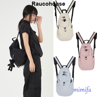 Raucohouse กระเป๋าเป้สะพายหลัง น้ําหนักเบา มีสายสตริง (UNISEX)