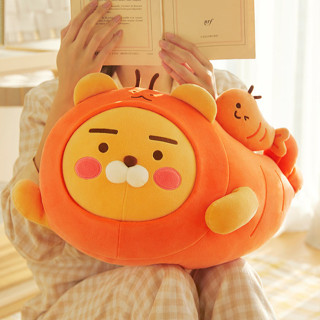 🎀【SALE!!! พร้อมส่ง】 KAKAO FRIENDS x Nongshim Shrimp Pillow Ryan Plush Toy