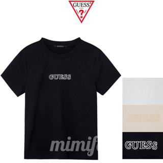 [GUESS Korea] เสื้อยืดแขนสั้น เท่ห์ สไตล์เกาหลี สําหรับผู้หญิง 2023