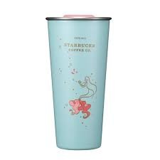 Starbucks KOREA แก้วน้ํา SS Under the Sea Togo แฟชั่นฤดูร้อน 2021