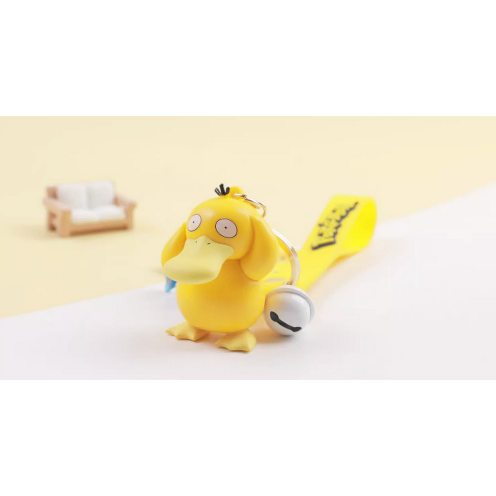 SG Local Pokemon Creative พวงกุญแจขนาดเล็กกระเป๋าจี้ตกแต่ง - Psyduck