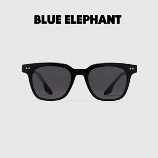 [BLUE Elephant] 2023 แว่นตากันแดดแฟชั่น สีดํา | แว่นตากันแดด ป้องกันรังสียูวี สไตล์เกาหลี สําหรับผู้ชาย และผู้หญิง | ของแท้ 100%