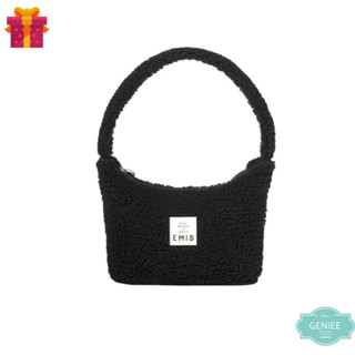 ❤️Emis BOUCLE HOBO กระเป๋า สีดํา❤️[น่ารักมาก]