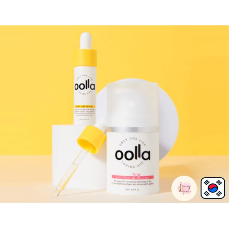 [ผลิตในเกาหลี] Oolla Get it White 2X ครีมไวท์เทนนิ่ง และ SOD 1000 เซรั่ม วิตามินซี สารต้านอนุมูลอิสระพิเศษ