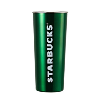 Starbucks Korea SS DW Green Wordmark To Go Tumbler แก้วน้ํา 591 มล.