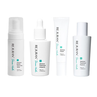 [REJURAN] Derma Healer Moisture Collection: Treatment Ampoule, Essence, Cream, Bubble Cleansing Water