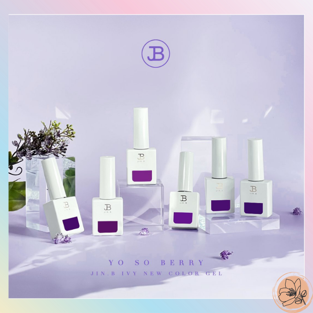 JINB x Yo So Berry 6 สี Nail