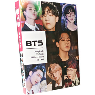 K-pop BTS (ALL) โพสต์อิท กระดาษโน้ต 4 พับ เวอร์ชั่นใหม่ 80 หน้า (4*20)