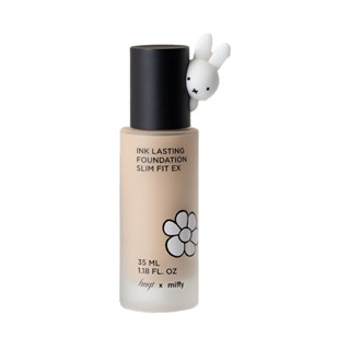 the face shop miffy edition fmgt ink lasting foundation พื้นฐาน slim fit ex 35ml spf30 pa++