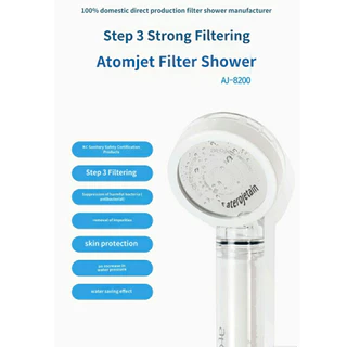 [ATOJET] ฝักบัวกรอง + หัวกรอง 3P + ตัวกรอง 3P