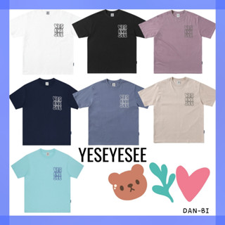 [YESEYESEE] Unisex เสื้อแขนสั้น ลายโลโก้ C 7 สี 4 ขนาด สินค้าเกาหลี ของแท้ 100% ใช่! ตา! ดูสิ!